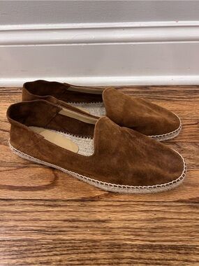 Castaner Men’s Espadrilles Slip On Suede Brown Size EU 44 US 9.5